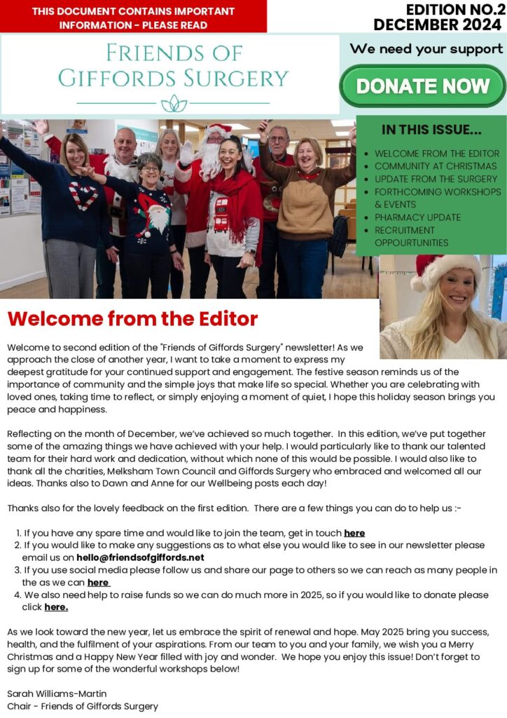 Newsletter December 2024