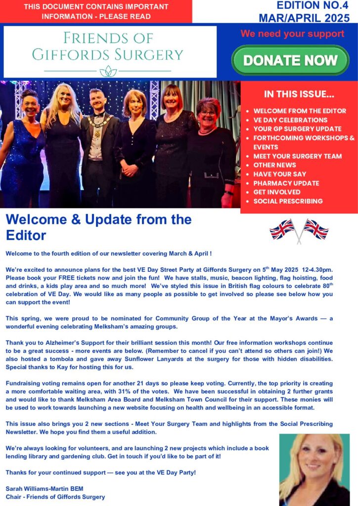 Newsletter March/April 2025 